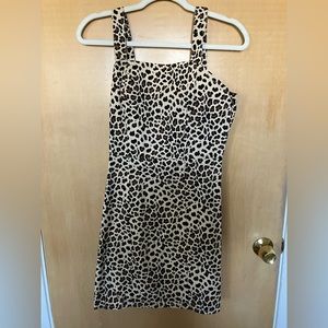 Cheetah print bodycon dress